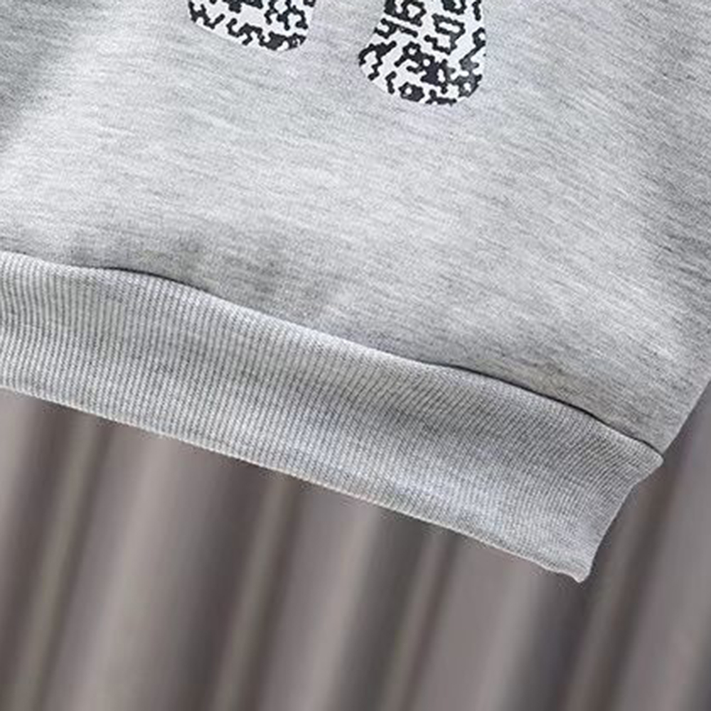 【18M-13Y】Unisex Casual Cartoon Bear Print Sweatshirt And Pants Set - 9204 【18M-13Y】Unisex Casual Cartoon Bear Print Sweatshirt And Pants Set - 9204
