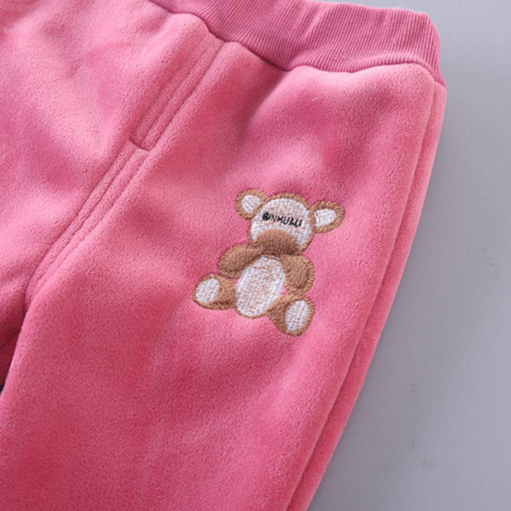 【12M-4Y】3-piece Unisex Cute Warm Monkey Embroidered Bowknot Round Neck Sweatshirt Hooded Vest Coat And Pants Set - 4450 【12M-4Y】3-piece Unisex Cute Warm Monkey Embroidered Bowknot Round Neck Sweatshirt Hooded Vest Coat And Pants Set - 4450