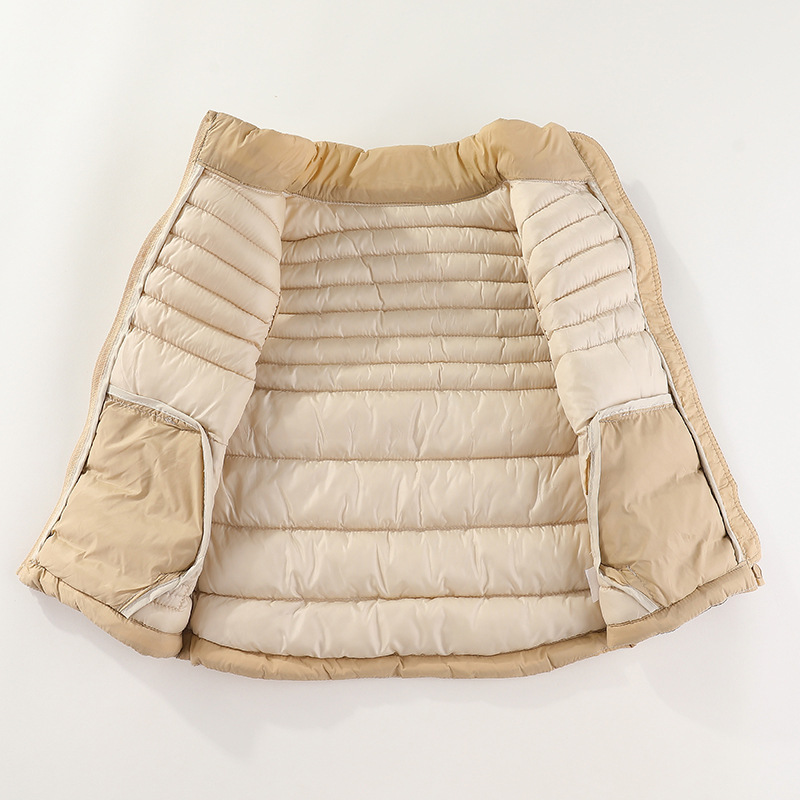 【3Y-10Y】Unisex Solid Color Quilted Cotton Keep Warm High Neck Vest Coat 【3Y-10Y】Unisex Solid Color Quilted Cotton Keep Warm High Neck Vest Coat