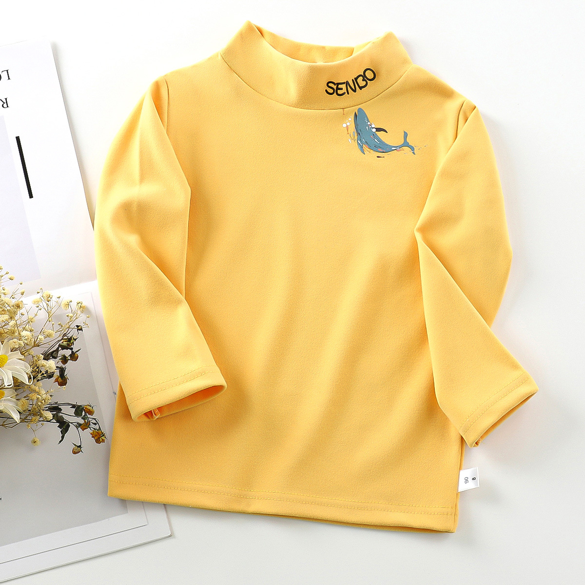 【12M-10Y】Unisex Casual Keep Warm Cartoon Print Multicolor Long Sleeve T-shirt 【12M-10Y】Unisex Casual Keep Warm Cartoon Print Multicolor Long Sleeve T-shirt