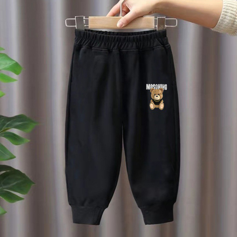 【18M-10Y】2-piece Unisex Slack Bear Print Crewneck Sweatshirt And Pants Set 【18M-10Y】2-piece Unisex Slack Bear Print Crewneck Sweatshirt And Pants Set