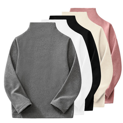 【3Y-12Y】Unisex Casual Warm Solid Color Turtleneck Long Sleeve T-shirt 【3Y-12Y】Unisex Casual Warm Solid Color Turtleneck Long Sleeve T-shirt