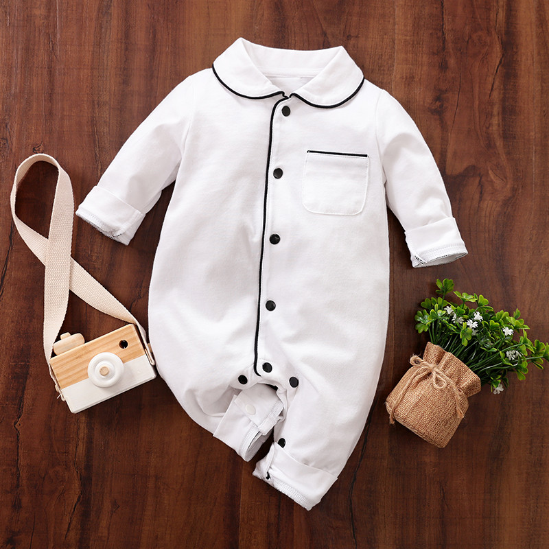 【0M-18M】Baby Long Sleeve Pajamas Romper 【0M-18M】Baby Long Sleeve Pajamas Romper