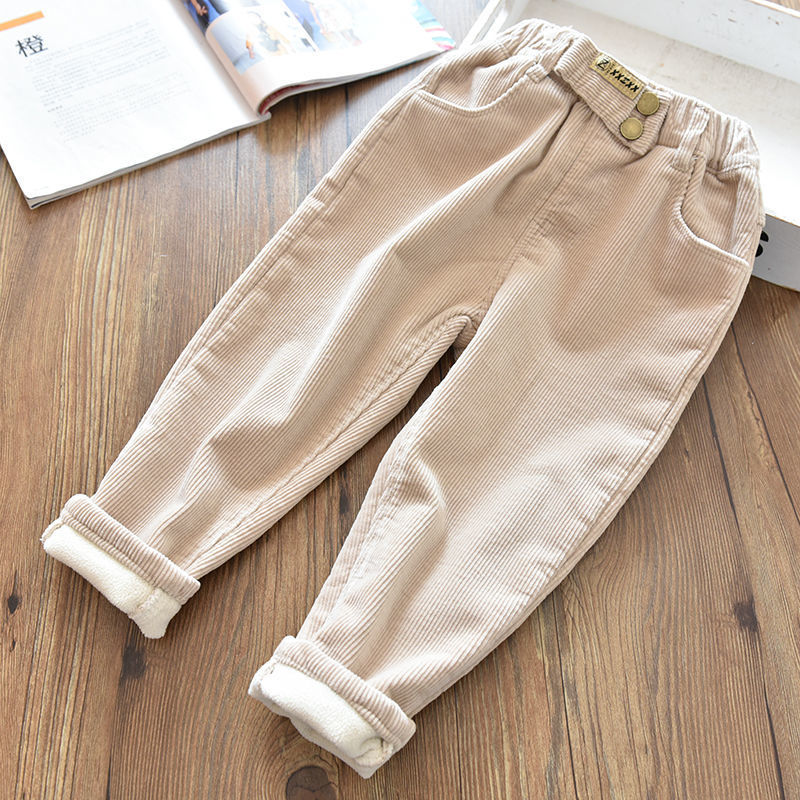 【18M-9Y】Girls Thick Corduroy Pants - 3216 【18M-9Y】Girls Thick Corduroy Pants - 3216