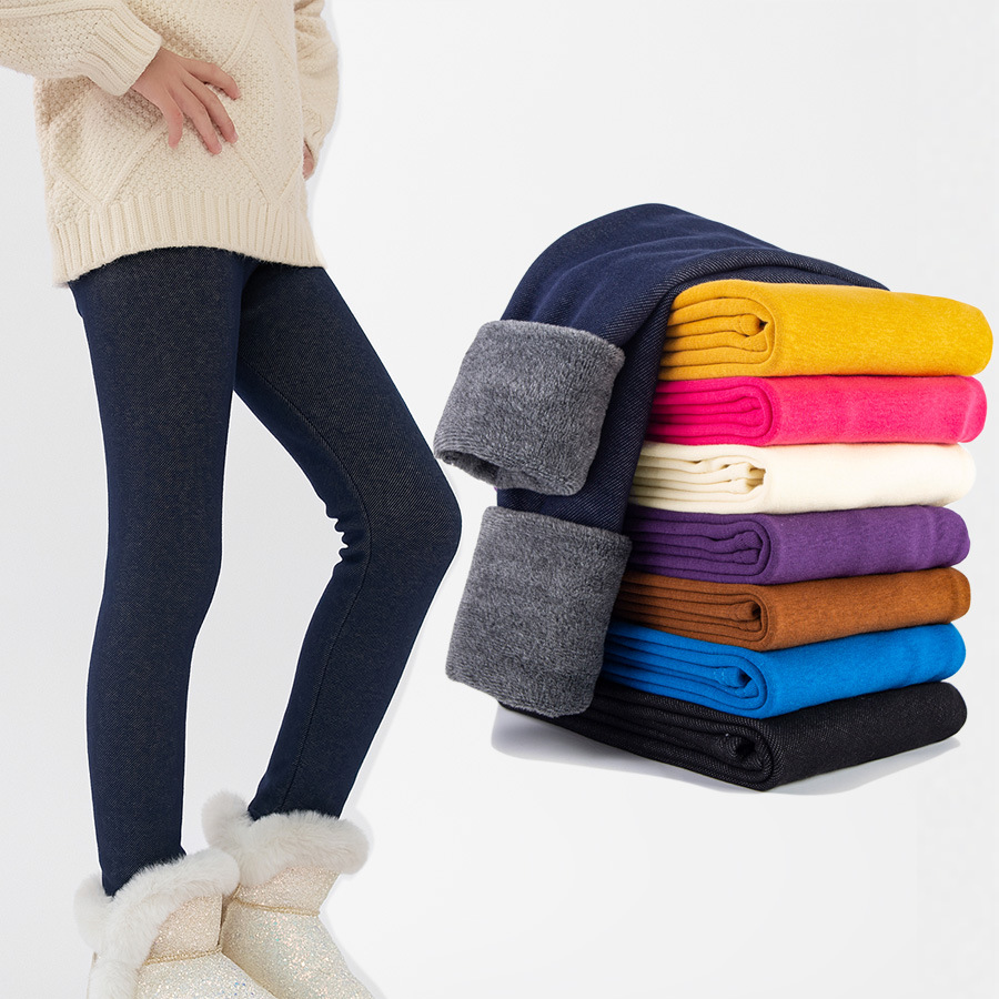 【2Y-10Y】Girls Multicolor Thick Leggings 【2Y-10Y】Girls Multicolor Thick Leggings