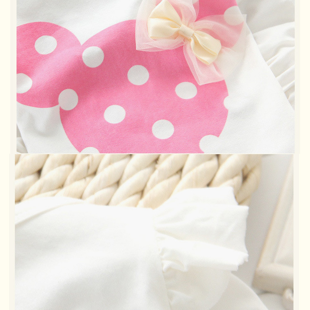 【9M-7Y】2-piece Girls Polka Dot Print Long-sleeved T-shirt And Pants Set - 34276 【9M-7Y】2-piece Girls Polka Dot Print Long-sleeved T-shirt And Pants Set - 34276