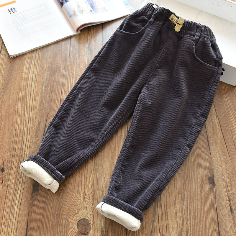 【18M-9Y】Girls Thick Corduroy Pants - 3216 【18M-9Y】Girls Thick Corduroy Pants - 3216