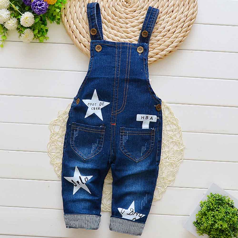 【9M-3Y】Unisex Kid Cartoon Denim Overalls 【9M-3Y】Unisex Kid Cartoon Denim Overalls
