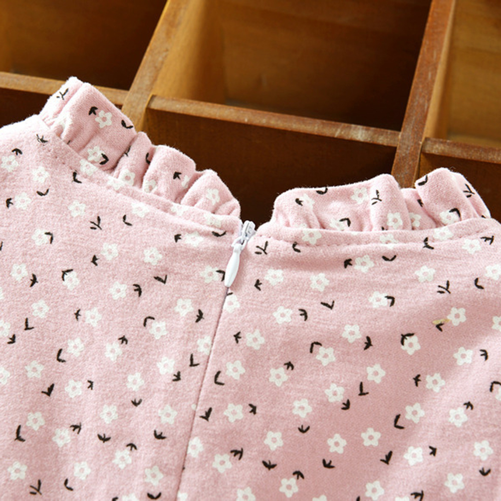【2Y-9Y】Girls Floral Long Sleeve Dress - 3403 【2Y-9Y】Girls Floral Long Sleeve Dress - 3403