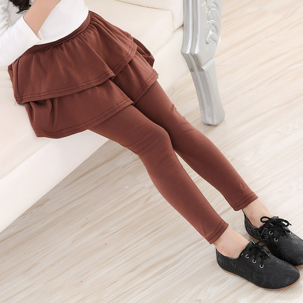 【2Y-11Y】Girls Multicolor Ruffle Leggings 【2Y-11Y】Girls Multicolor Ruffle Leggings