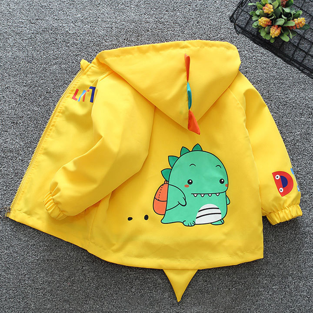 【12M-6Y】Boys Dinosaur Print Hooded Jacket (T-shirt Not Included) 【12M-6Y】Boys Dinosaur Print Hooded Jacket (T-shirt Not Included)