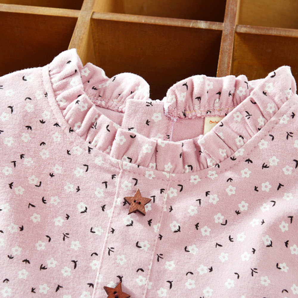 【2Y-9Y】Girls Floral Long Sleeve Dress - 3403 【2Y-9Y】Girls Floral Long Sleeve Dress - 3403