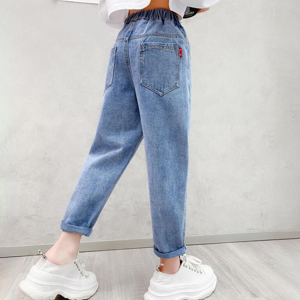 【2Y-11Y】Girl Fashion Blue Jeans - 3211 【2Y-11Y】Girl Fashion Blue Jeans - 3211