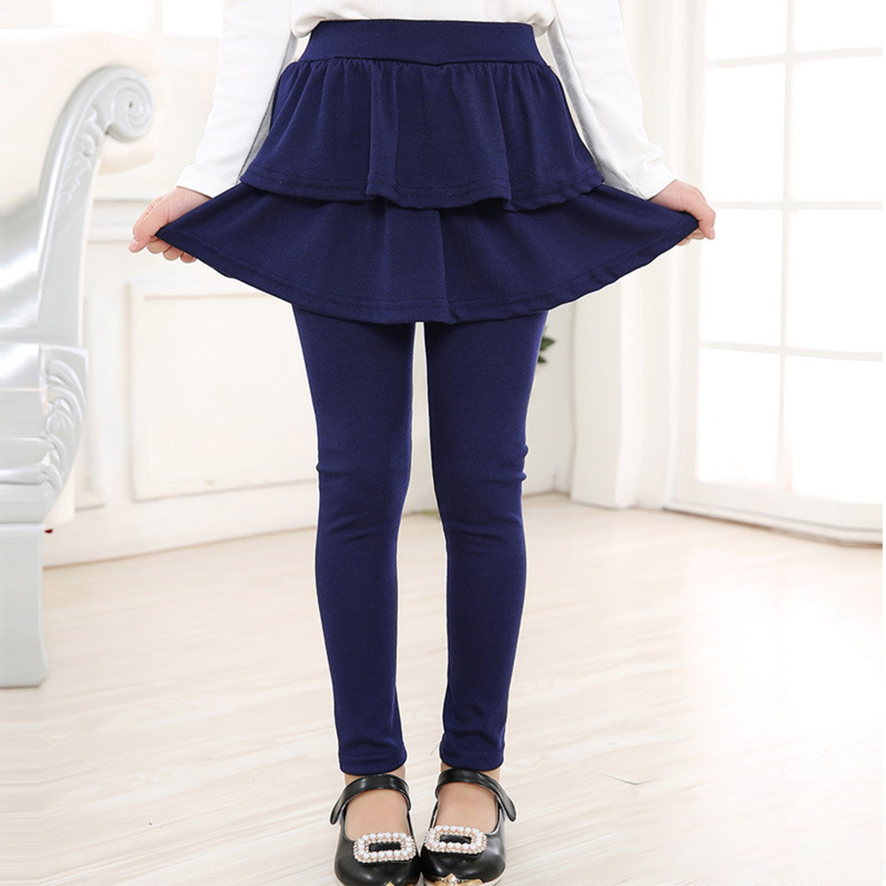 【2Y-11Y】Girls Multicolor Ruffle Leggings 【2Y-11Y】Girls Multicolor Ruffle Leggings