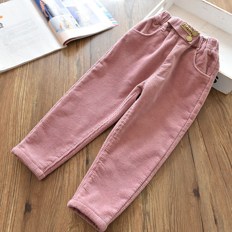 【18M-9Y】Girls Thick Corduroy Pants - 3216 【18M-9Y】Girls Thick Corduroy Pants - 3216