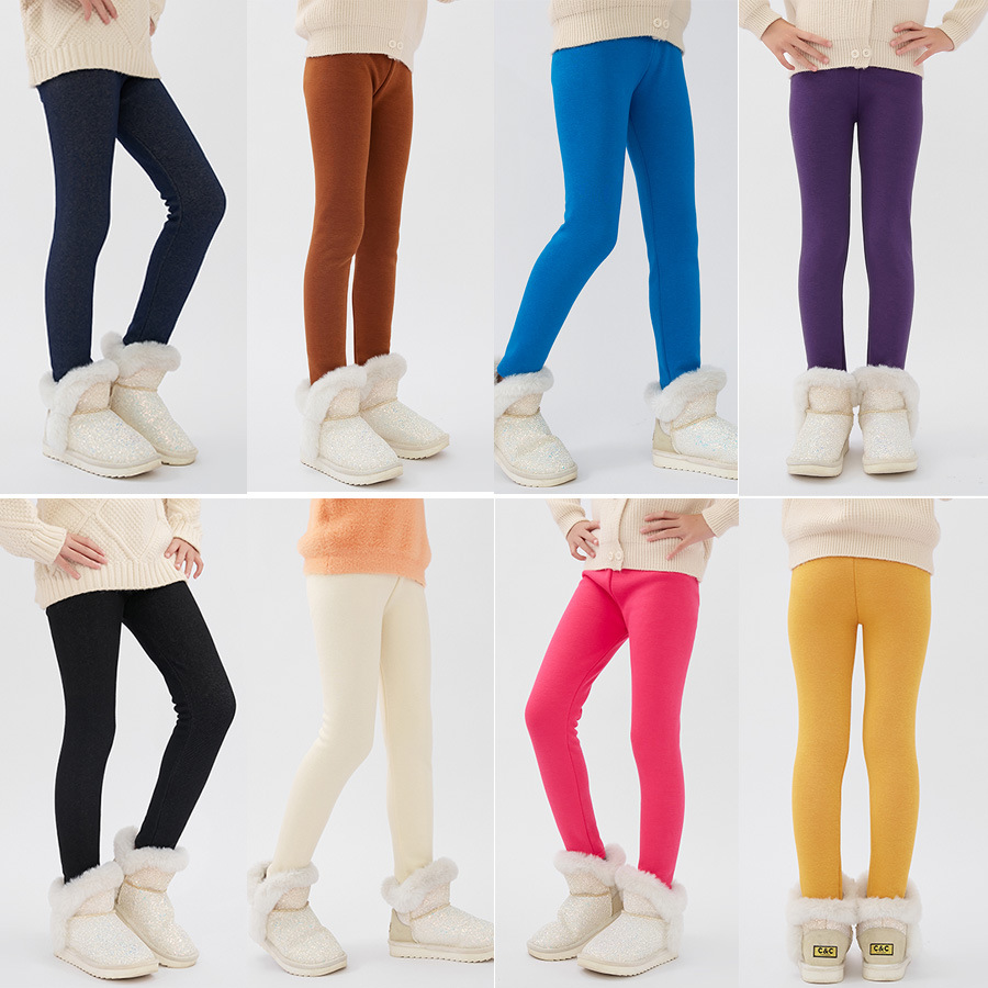 【2Y-10Y】Girls Multicolor Thick Leggings 【2Y-10Y】Girls Multicolor Thick Leggings