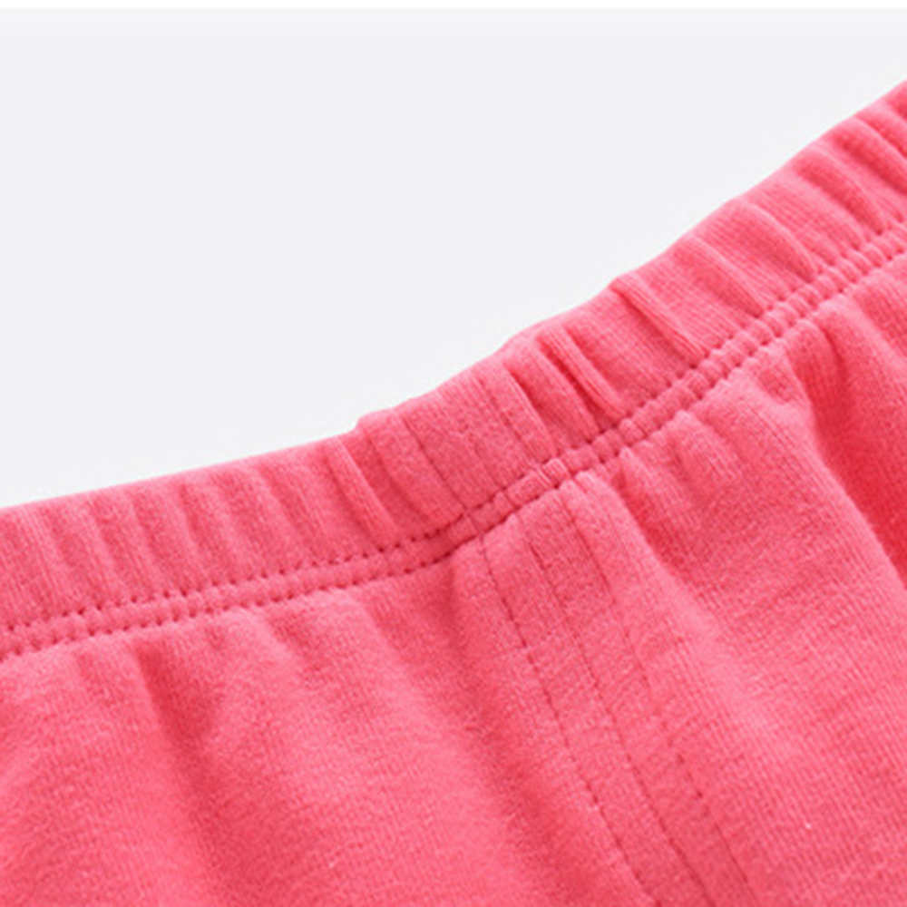 【12M-11Y】Girls Cotton Multicolor Lace Appliquéd Leggings 【12M-11Y】Girls Cotton Multicolor Lace Appliquéd Leggings